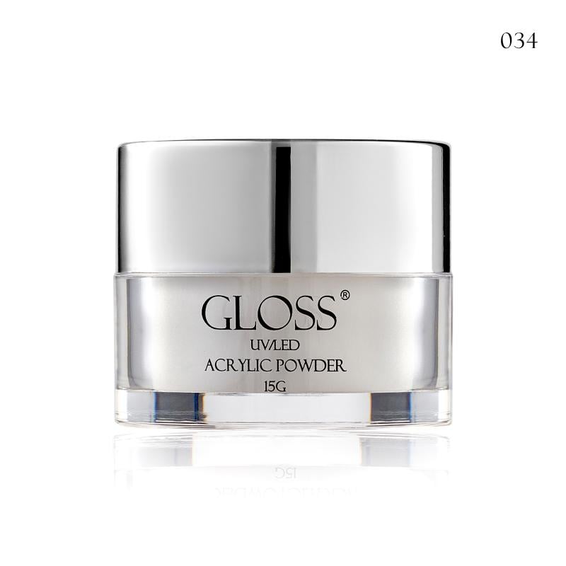 Пудра акрилова GLOSS COMPANY Acrylic Powder 15 г Молочний 034 (283034)