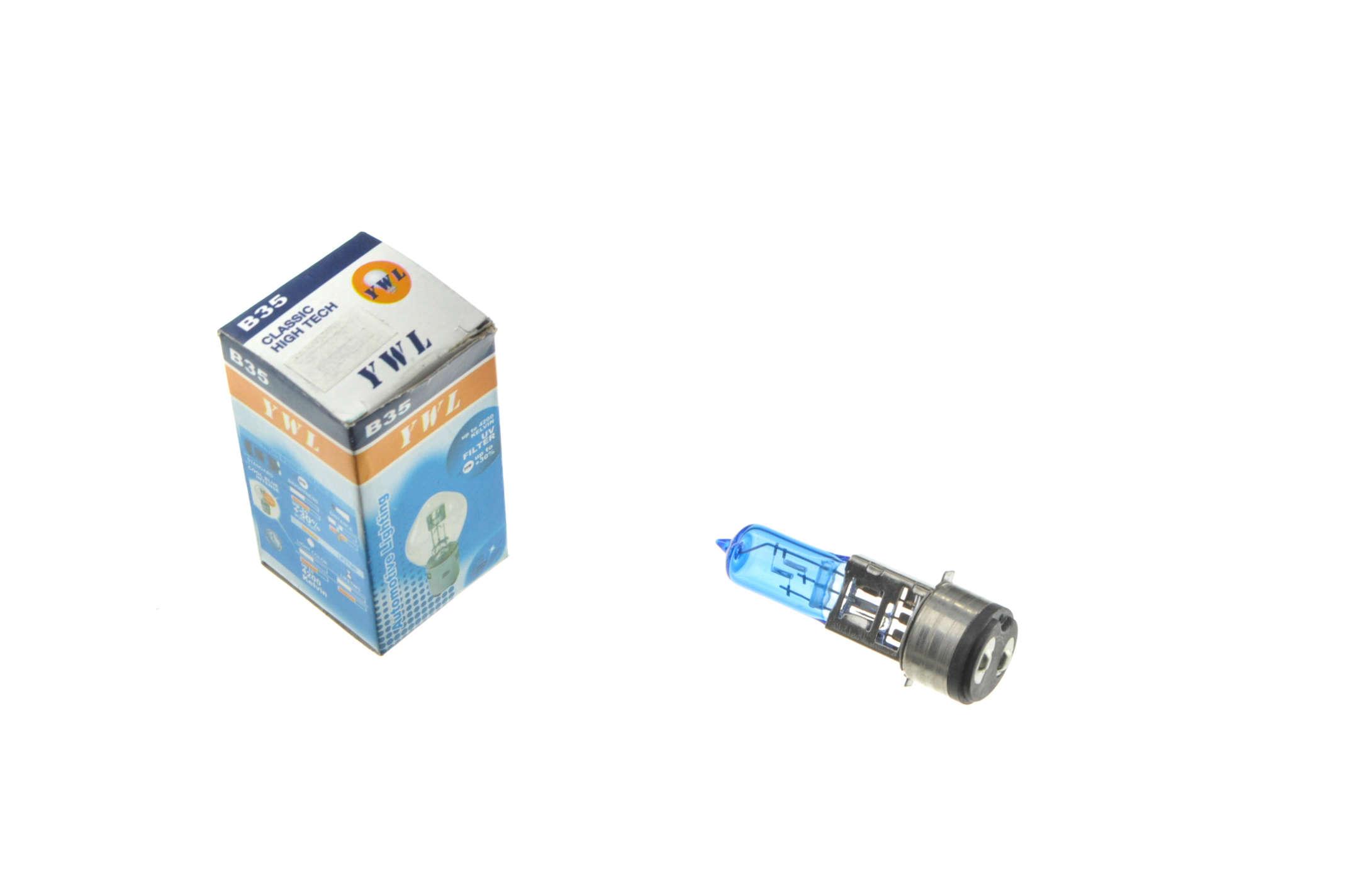 Лампа YWL BA20D 2PIN 12V 50W/50W Белый (L-189)