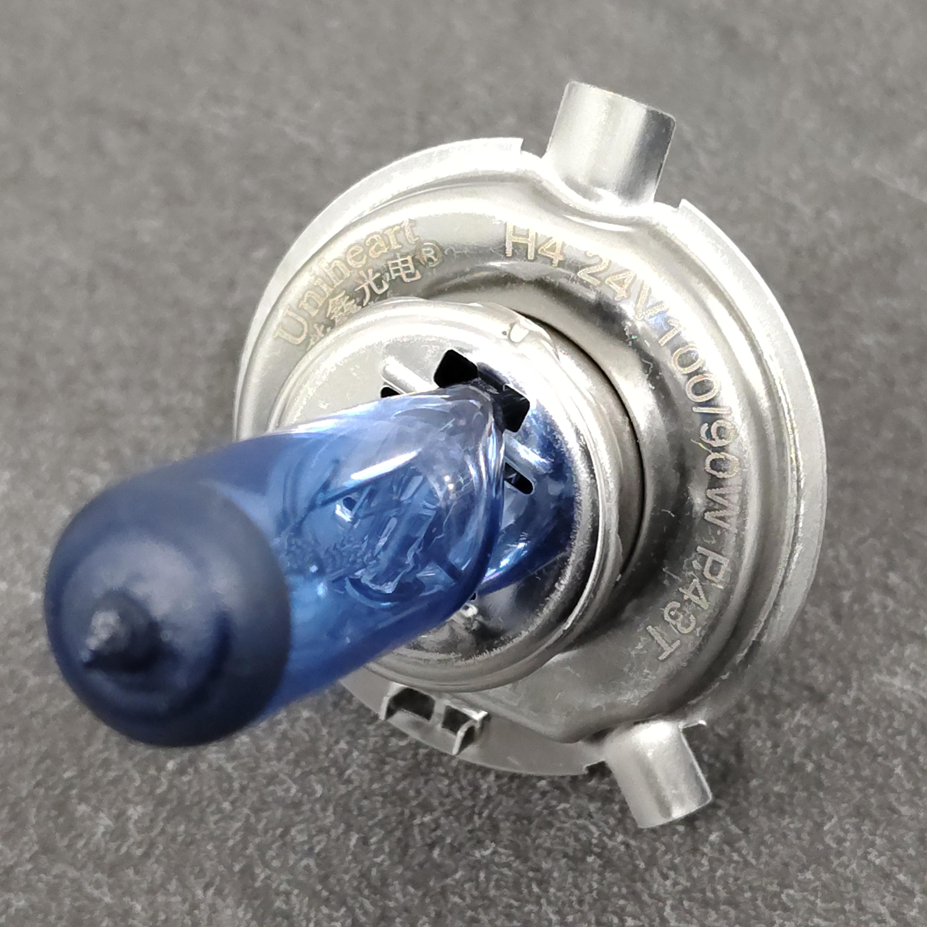 Автолампа Uniheart H4 P43T 24V 100/90W +50% Белый (619STORE3) - фото 2