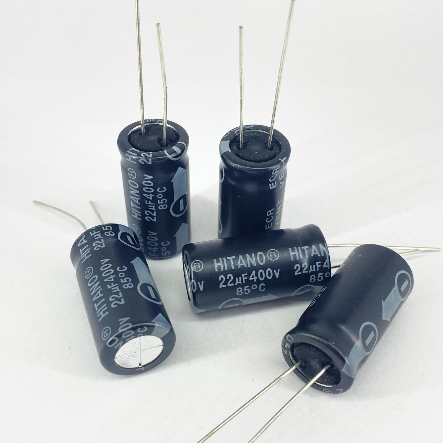 Электролитические конденсаторы HITANO 22 мкф 400V 13x26 мм 85 °C (5264)