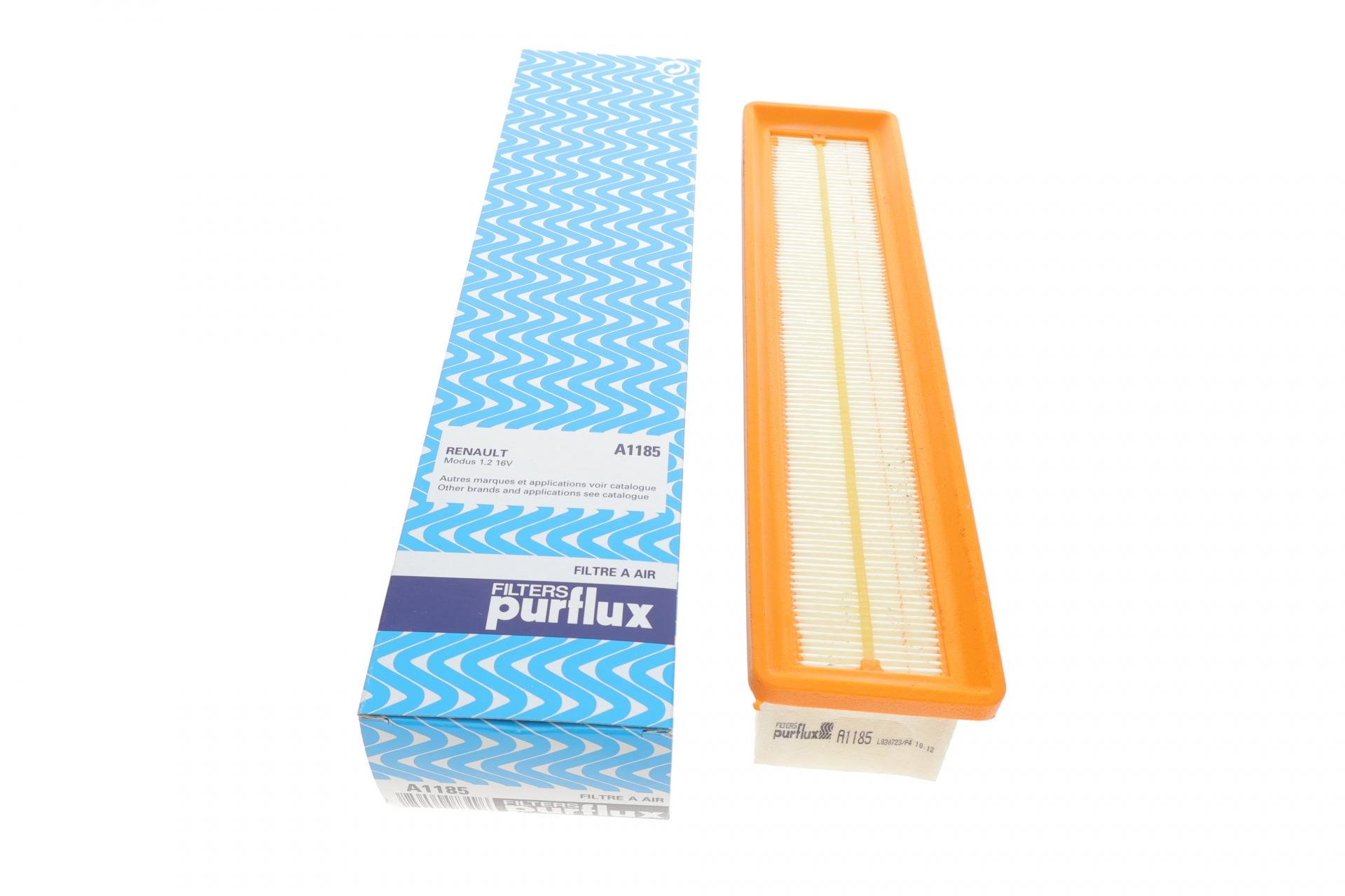 Фильтр воздушный PURFLUX для Renault Kangoo/Dacia Logan 1,2 16V 01- (A1185)