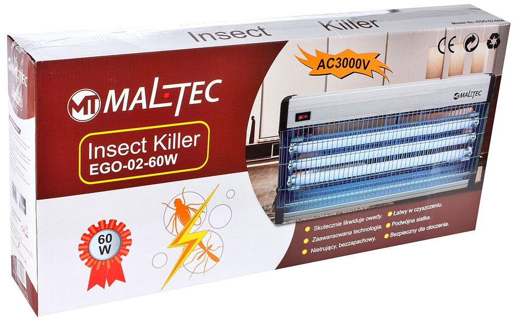 Знищувач комах Maltec EGO-02 60W на 250 кв.м - фото 3