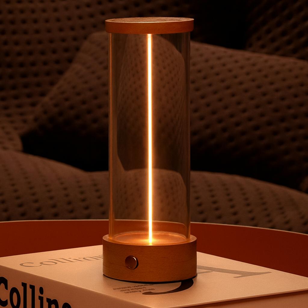 Ночник аккумуляторный магнитный USB LED 19х7 см