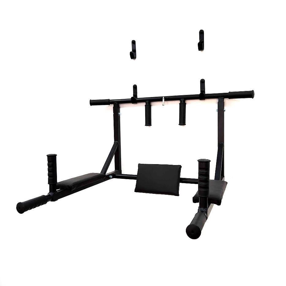 Турнік-бруси SAB настінний з гумовими ручками та адаптивною спинкою для преса Чорний (0076) - фото 2 Турнік-бруси SAB настінний з гумовими ручками та адаптивною спинкою для преса Чорний (0076) - фото 2