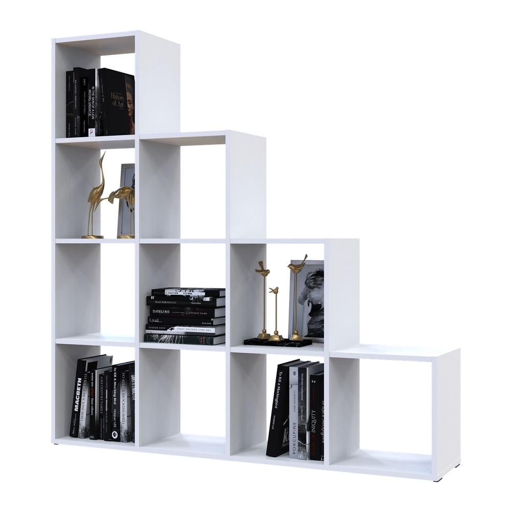 Стелаж відкритий Doros Степ DRS-011768 4х4 136,2х28,8х140,7 см Білий (41516166)