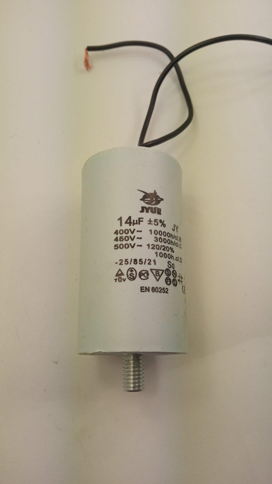 ᐉ Конденсатор пусковой CBB-60 L 14 mkF 450V