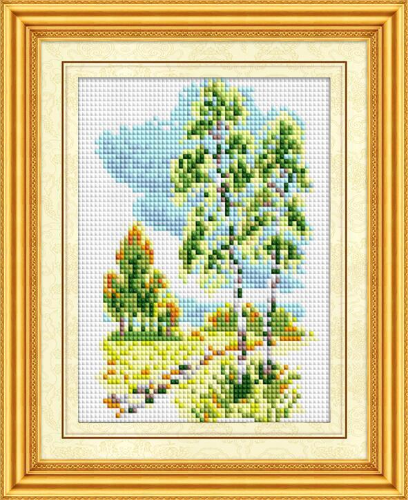 Алмазная мозаика Dream Art Летний пейзаж 17x26 см (DA.30185)