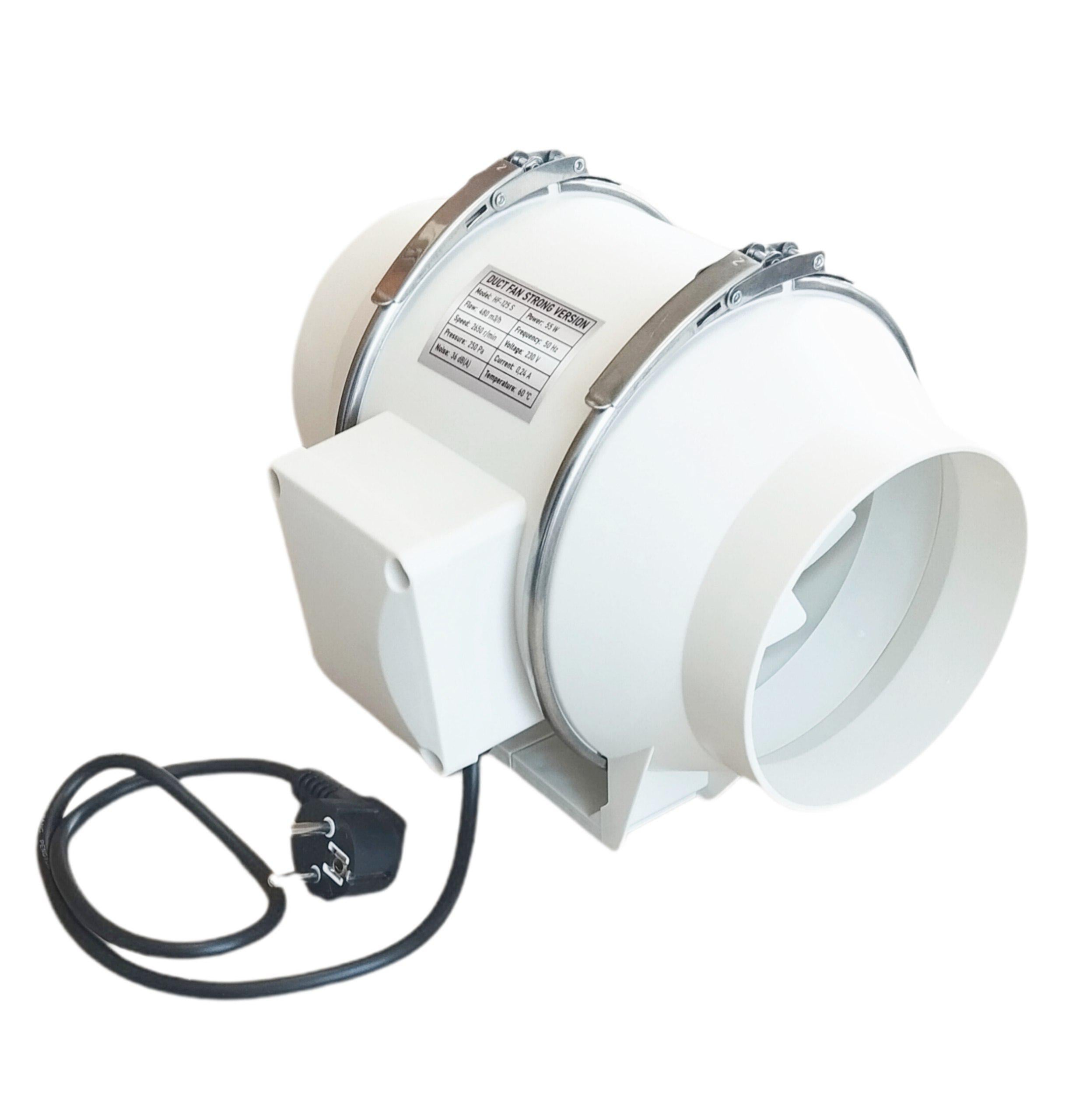 Вентилятор канальный ZLE Co HF-125 смешанного типа D 125 мм (22119461)