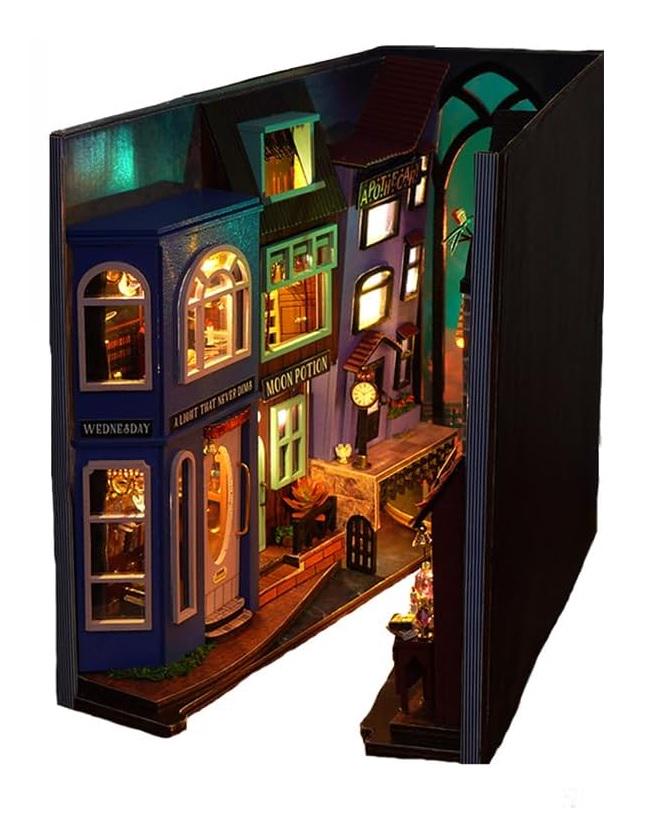 Конструктор Book Nook DIY TC-24 Magic Spell Street Магічна вулиця з куполом (1026)