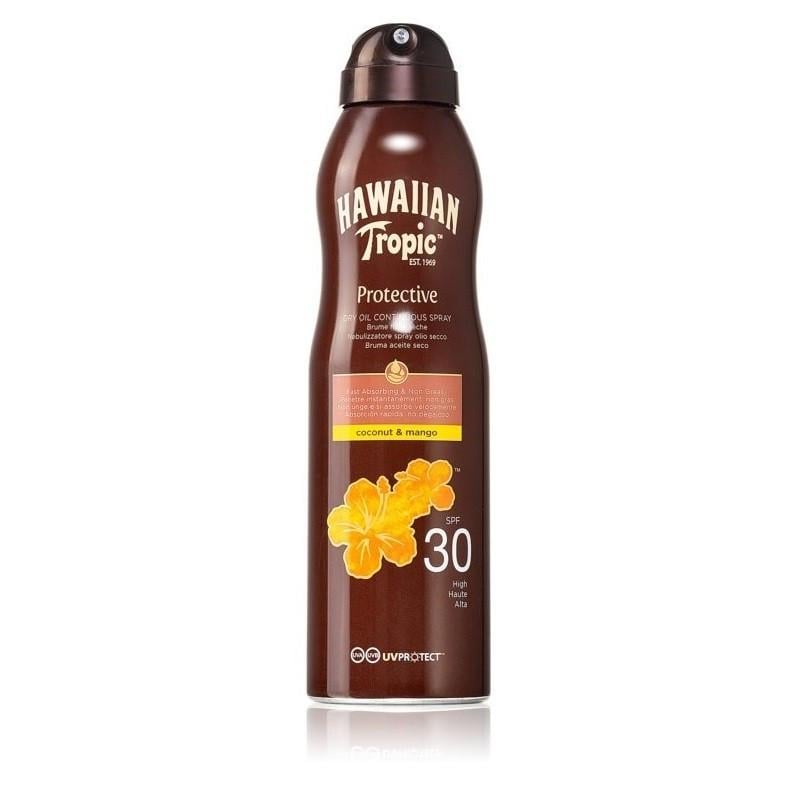 Сухое масло-спрей для загара Hawaiian Tropic Protective SPF-30 180 мл (20176163)