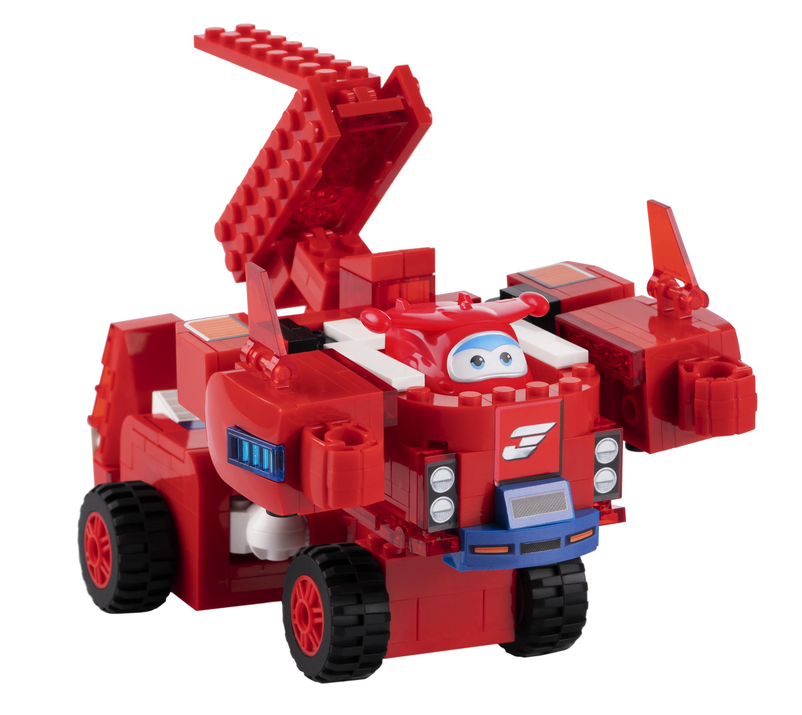 Конструктор Super Wings Small Blocks 2в1 Buildable Transforming Vehicle Jett (EU385005) - фото 3