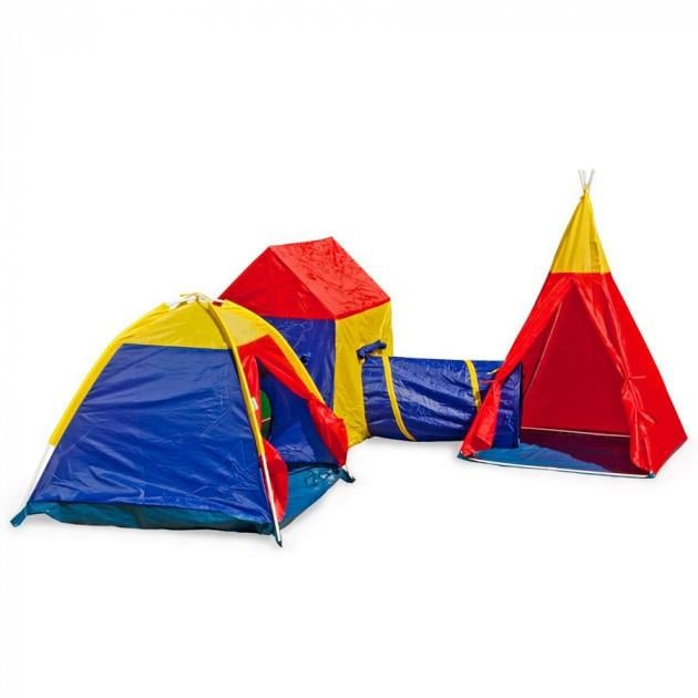 Детская палатка IGLO WIGWAM с туннелем и домиком (8906)