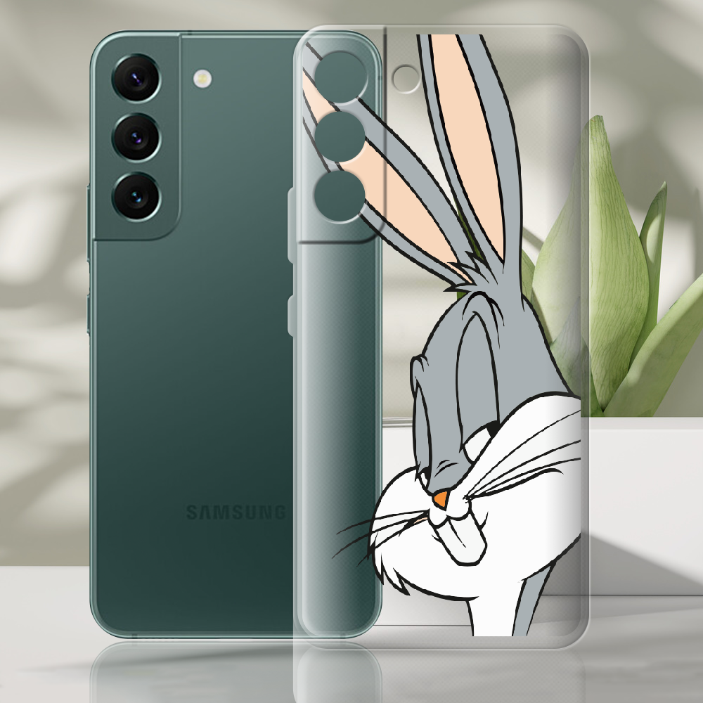 Чохол BoxFace Samsung Galaxy S22 (S901) Lucky Rabbit Прозорий силікон (44180-bk81-44180) - фото 2