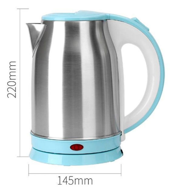 Електрочайник дисковий RAF R.7830 нержавіюча сталь 2 л Блакитний - фото 2 Електрочайник дисковий RAF R.7830 нержавіюча сталь 2 л Блакитний - фото 2