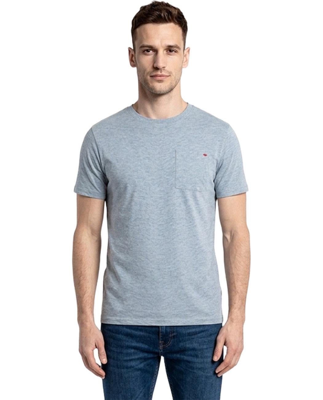 Футболка мужская базовая Lee Cooper Pocket Crew 59216902 с карманом 2XL Серый (2592169025102)