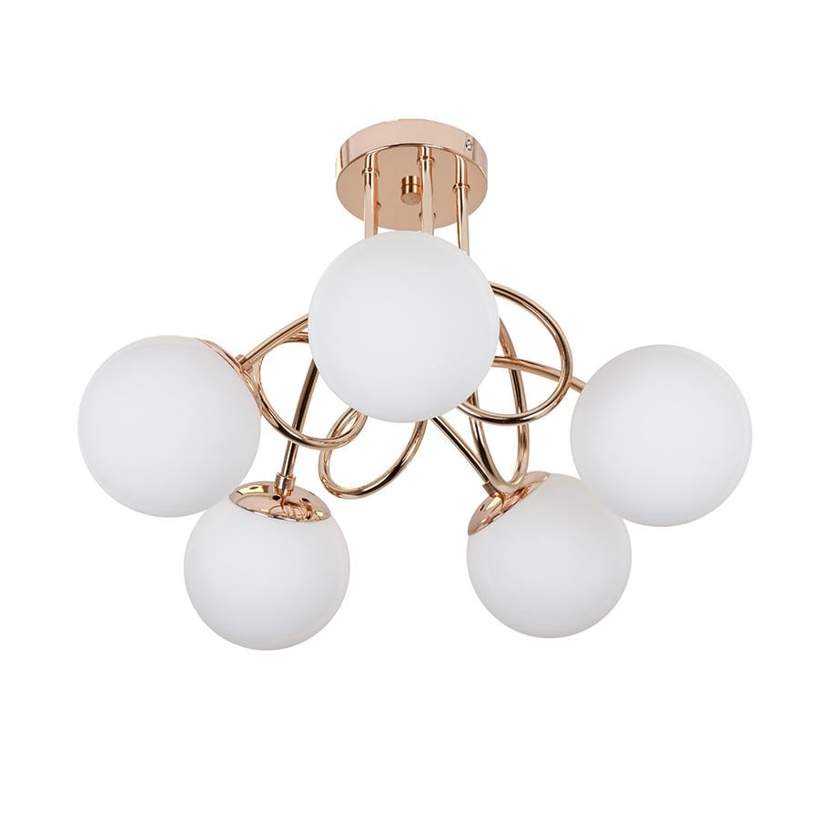 Люстра стельова молекула Levistella 7529910-5 GOLD+WH Золотий/Білий 