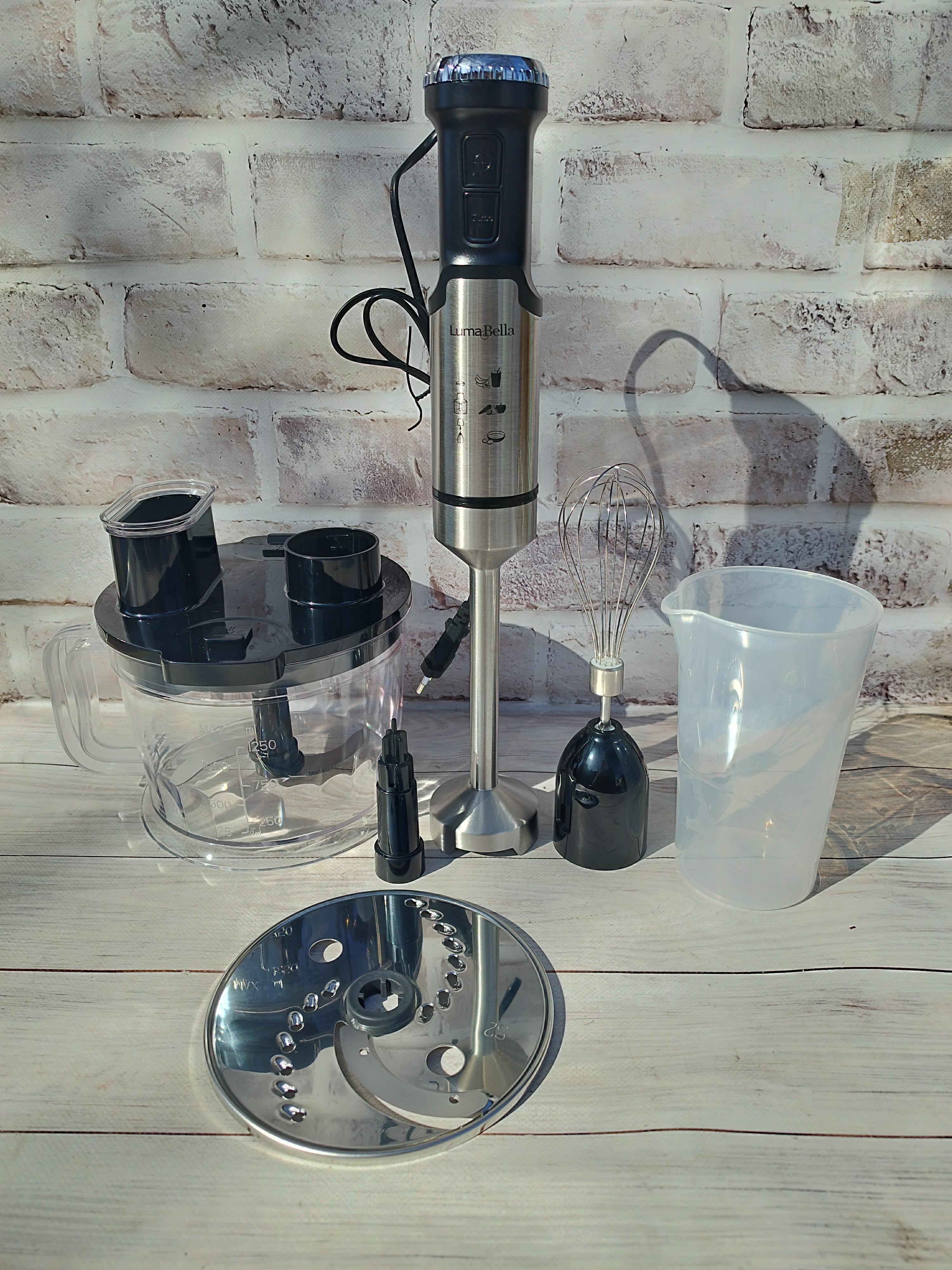 Блендер погружной Luma Bella LB-52006 5в1 600 Вт Черный (LB-52006)