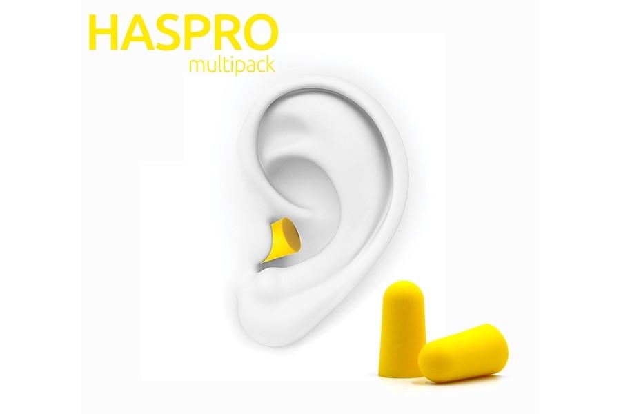 Беруши пенные для сна Haspro Multipack 10 пар SNR 38 дБ Желтый (1312752255) - фото 3