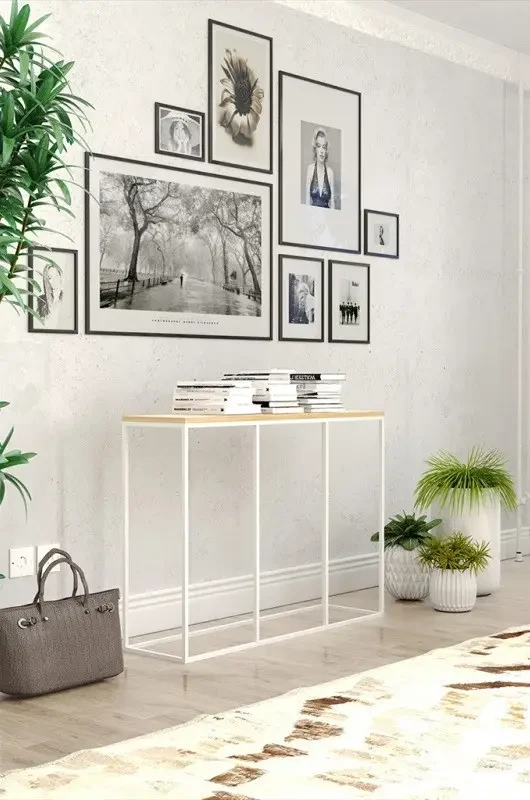 Столик консольный Loft NS-404 для работы и кабинета Белый (3075781388)
