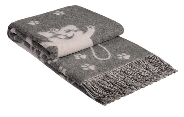 Плед хлопковый Vladi, 140х200 "Валенсия" Котики