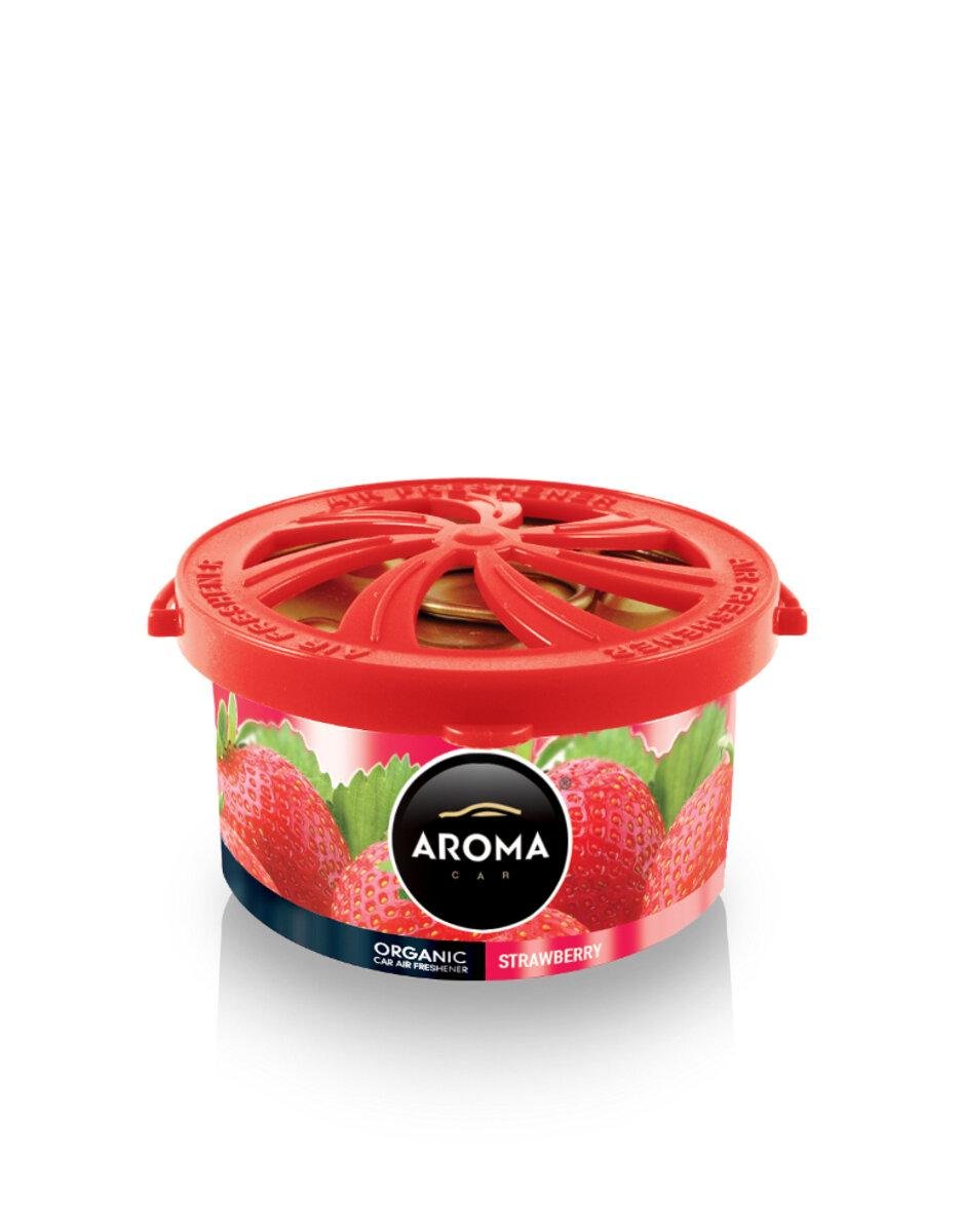 Ароматизатор Aroma Car Organic Green Tea Strawberry 40 г (2022-c3a2e)