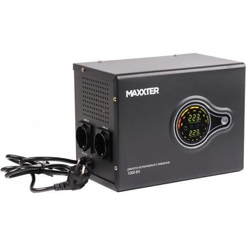 Источник бесперебойного питания Maxxter MX-HI-PSW1000-01 (11315131)