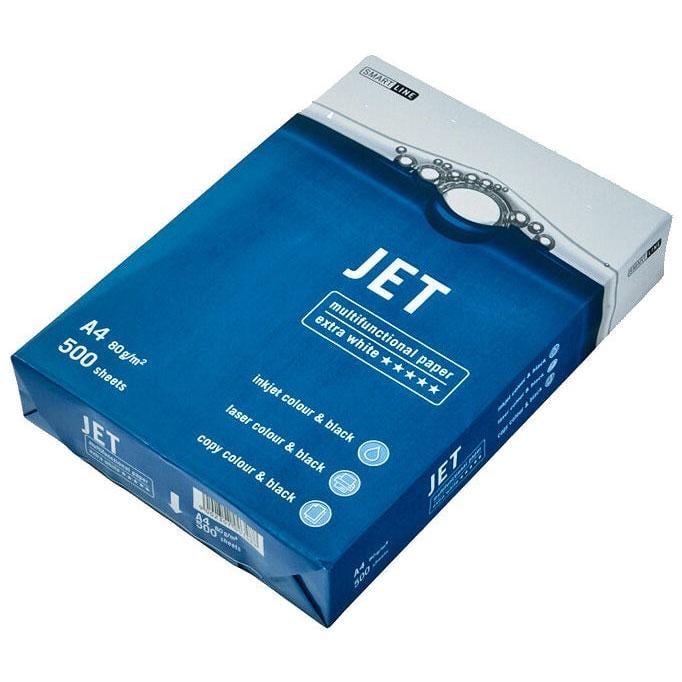 Папір офісний JET А4 80 г/м2 клас А 500 аркушів (003488)
