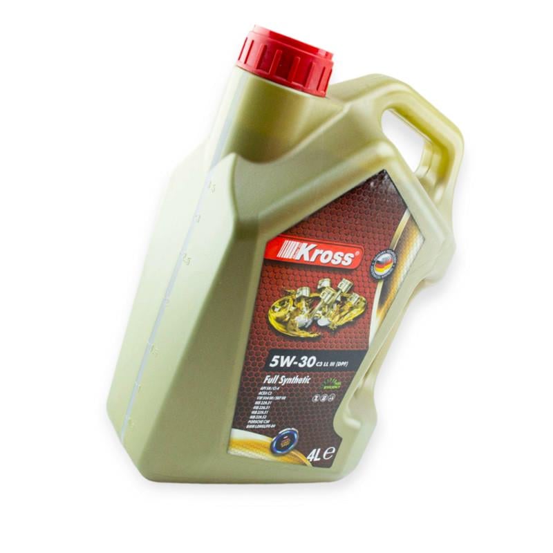 Олива моторна KROSS 5W-30 Full Synthetic DPF С3/SN/CI-4 4 л (2684193091)