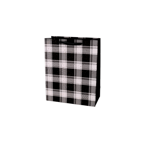 Подарочный пакет Stenson R94995-S Checkered 18х23х10 см (20359225)