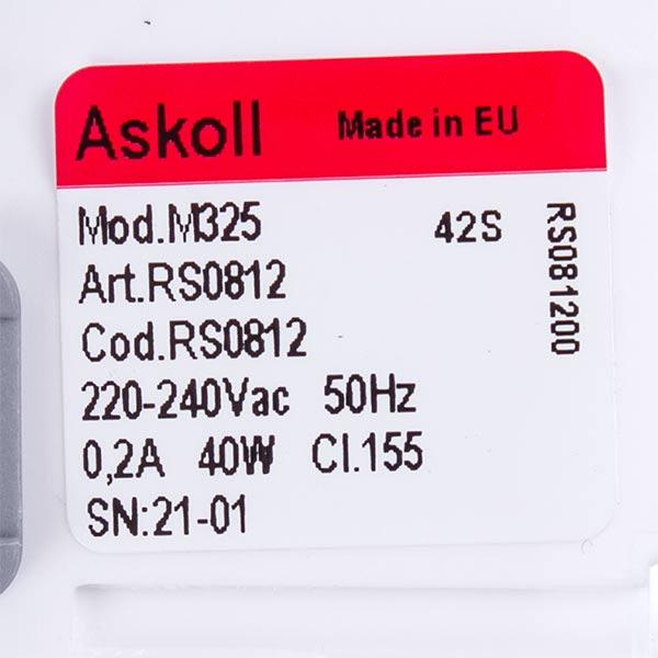 Помпа насос 292090 RC0341 M325 для пральної машини з установкою на 3 клямки 40 Вт  (00000003017) - фото 3