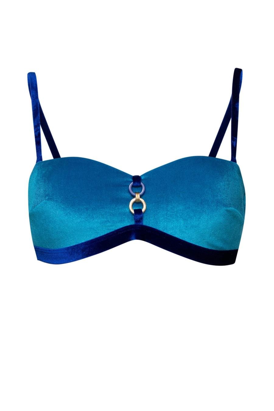 Верх купальника з м'якою чашкою Marc&Andre 46B Блакитний (65214) - фото 2