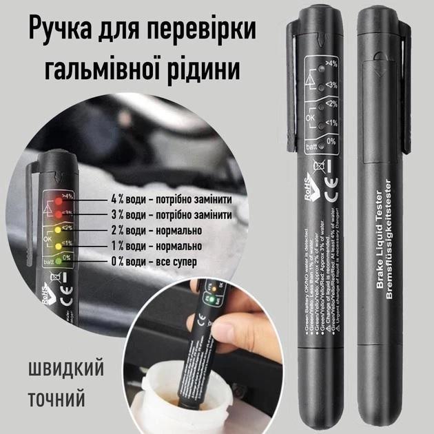 Тестер гальмівної рідини CarBe для DOT3/DOT4/DOT5 (HP050698) - фото 3