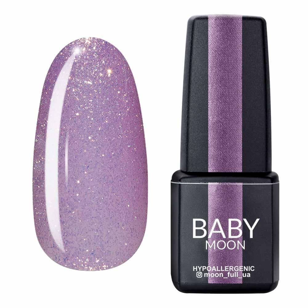 Гель-лак Baby Moon Dance Diamond Gel polish 6 мл №04 Бледно-сиреневый с шиммером (1849067762) - фото 1