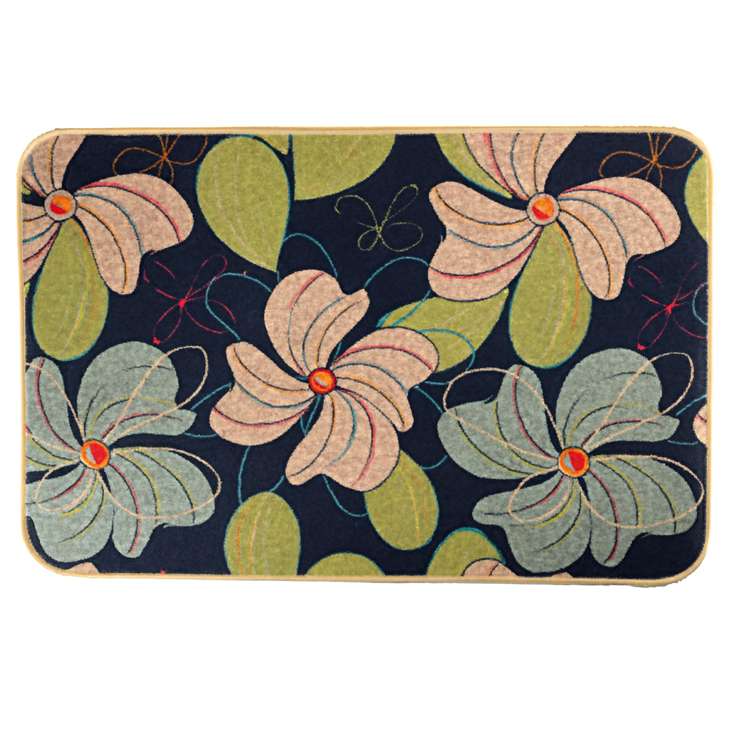 Коврик придверный Nature R35838-S 38х58 см Темно-синий (33726855)