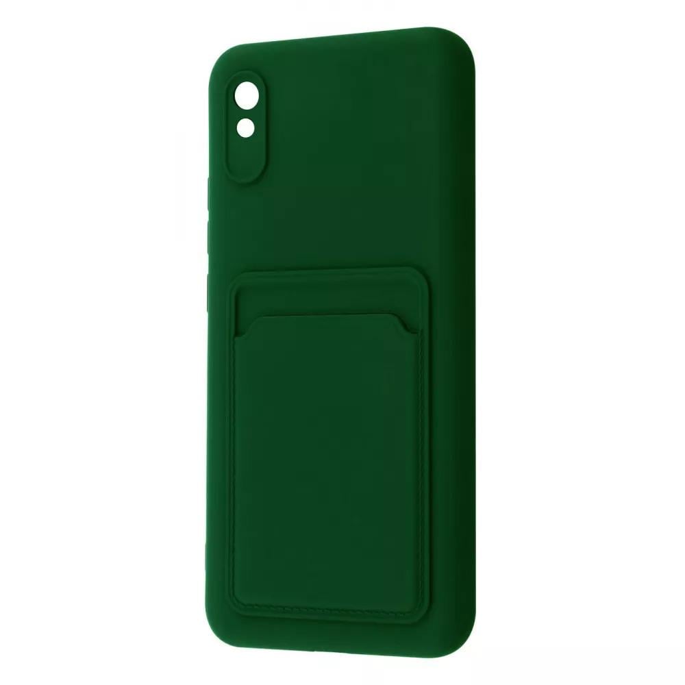 Чехол-накладка для телефона WAVE Colorful Pocket Xiaomi Redmi 9A Dark green