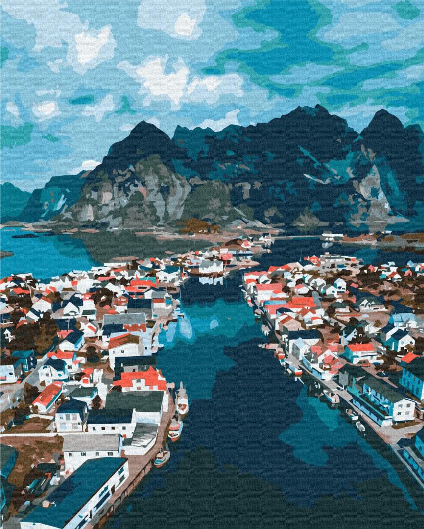 Картина по номерам Brushme Норвежские фьорды 48x60 см (BS52474L)