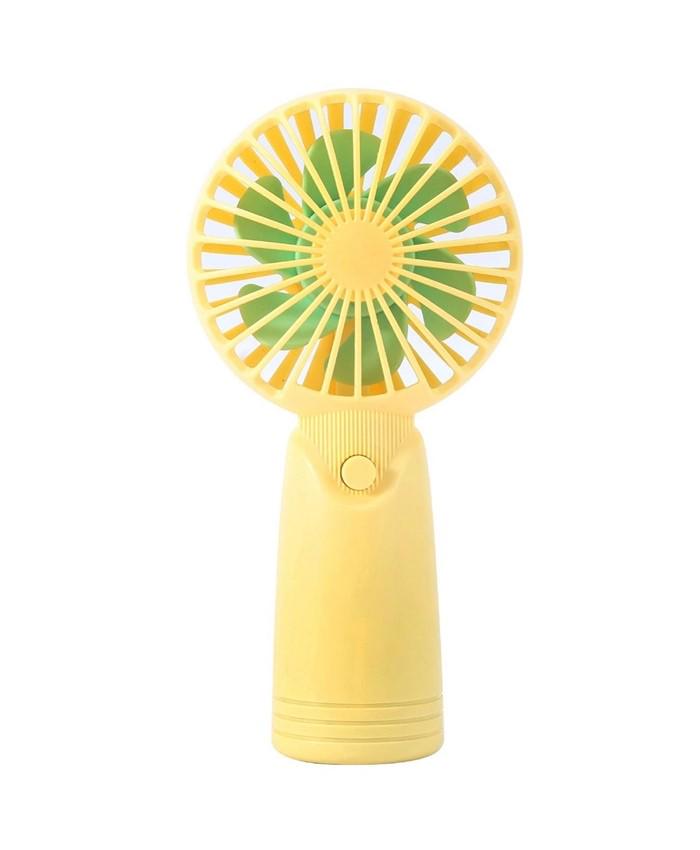 Вентилятор ручний Electric Fan USB акумуляторний Жовтий (18728655) - фото 1