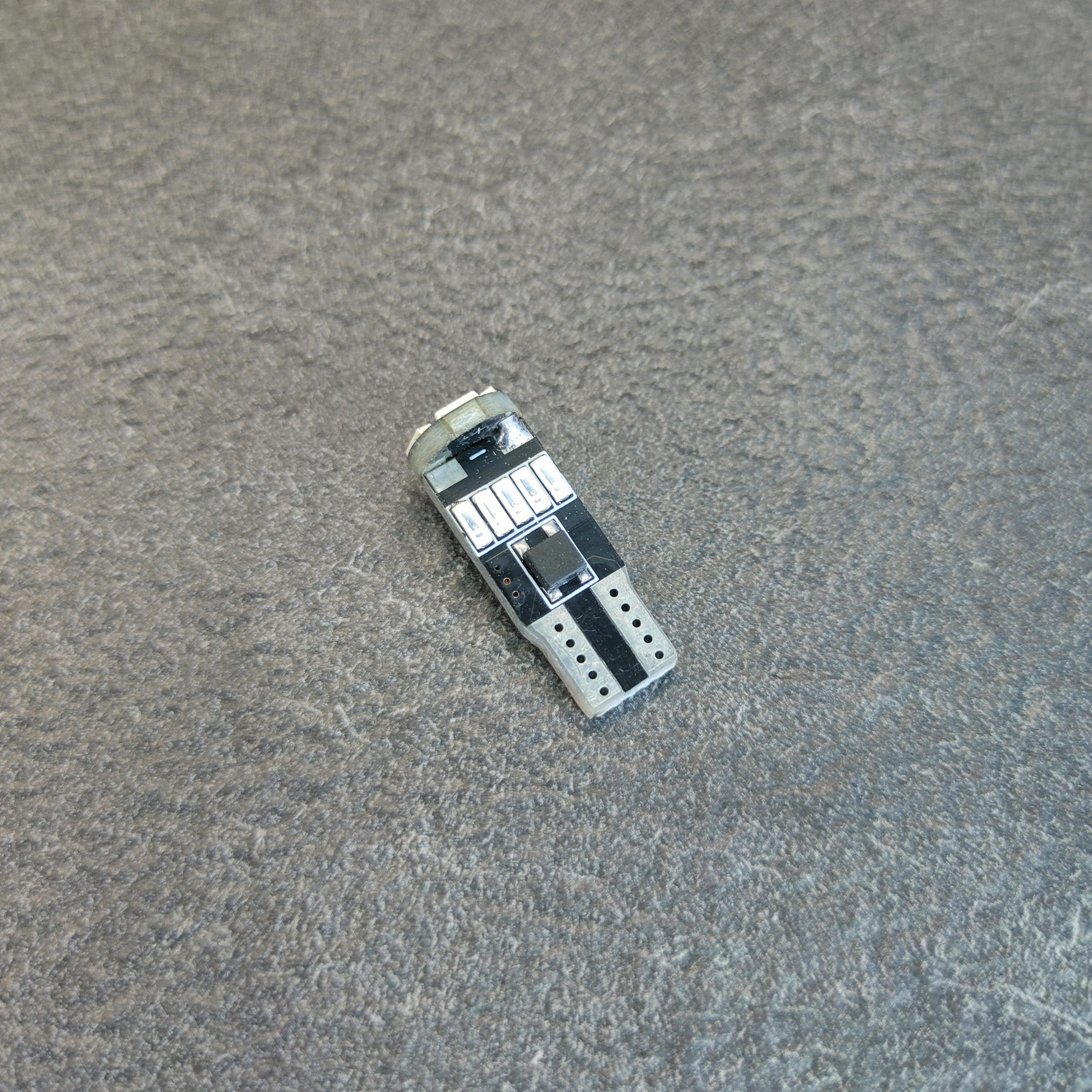 Автолампа T10 W5W W2,1x9,5d 15SMD 4014 Canbus LED Красный (524STORE3) - фото 2