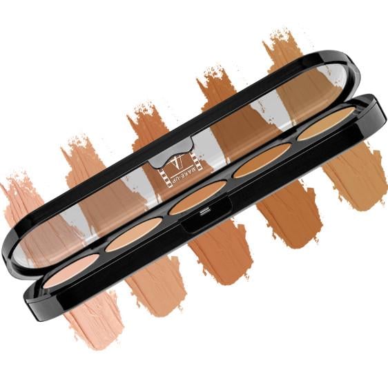 Корректор-антисерн Makeup Atelier Paris в палитре 5 цветов 10 г Желтая кожа (C/APJ)