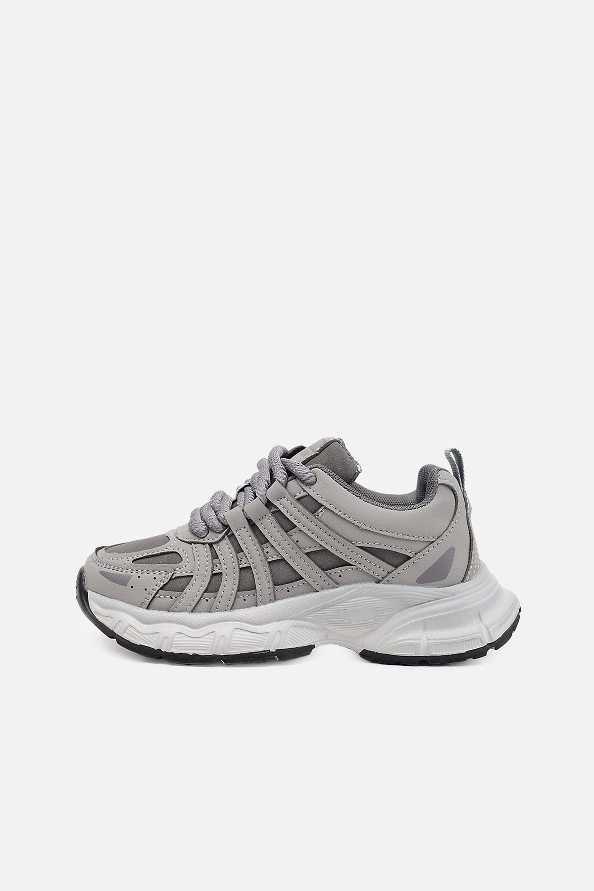 Кроссовки для девочки ЦБ-00282628 р. 34 Серый (SKT001080831)