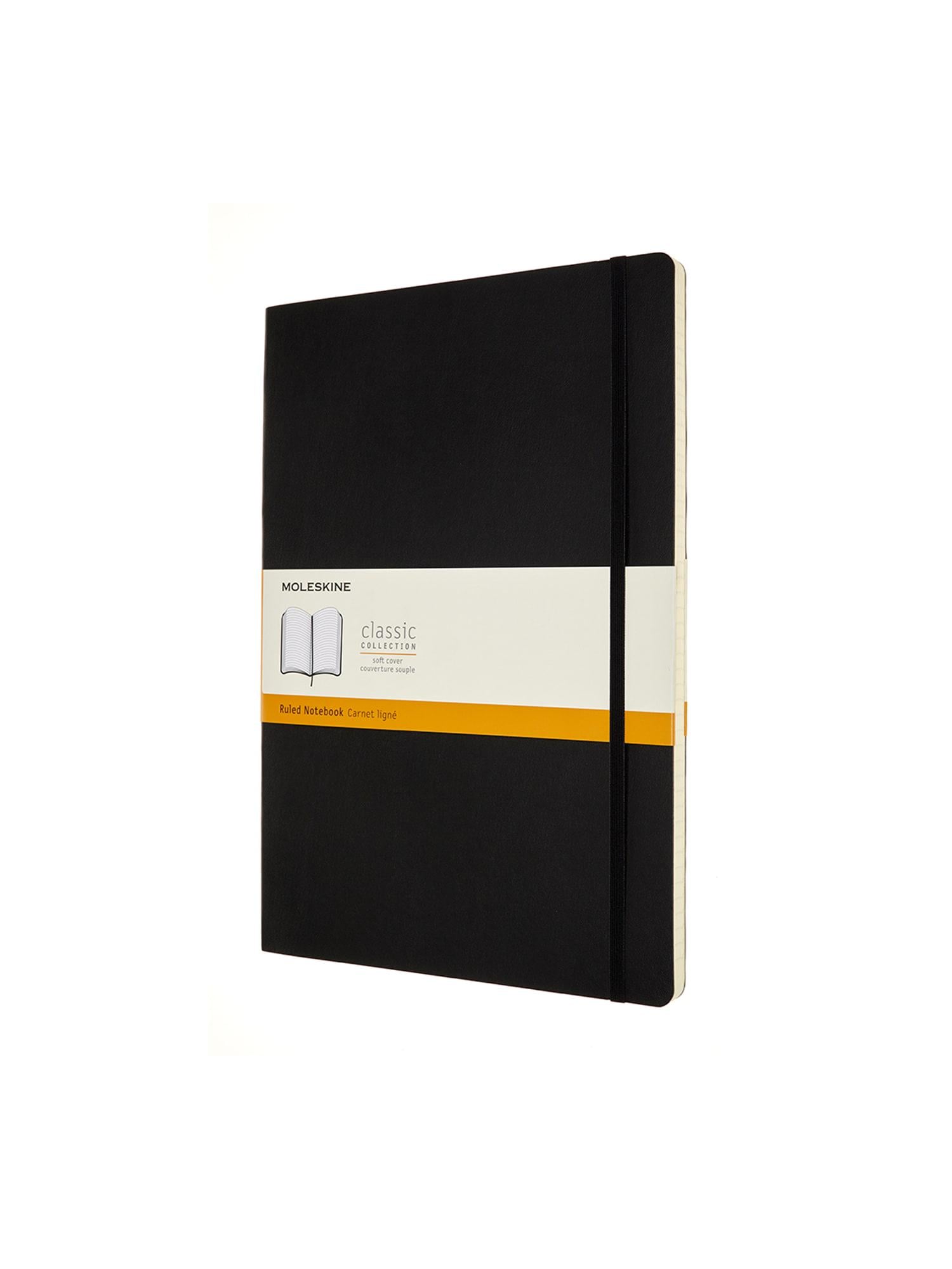 Блокнот Moleskine Classic А4 линейка Черный мягкий (QP641)