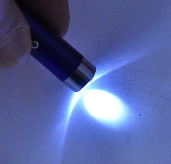 Ліхтарик-брелок 3в1 ультрафіолет Синій (JD-78) - фото 4