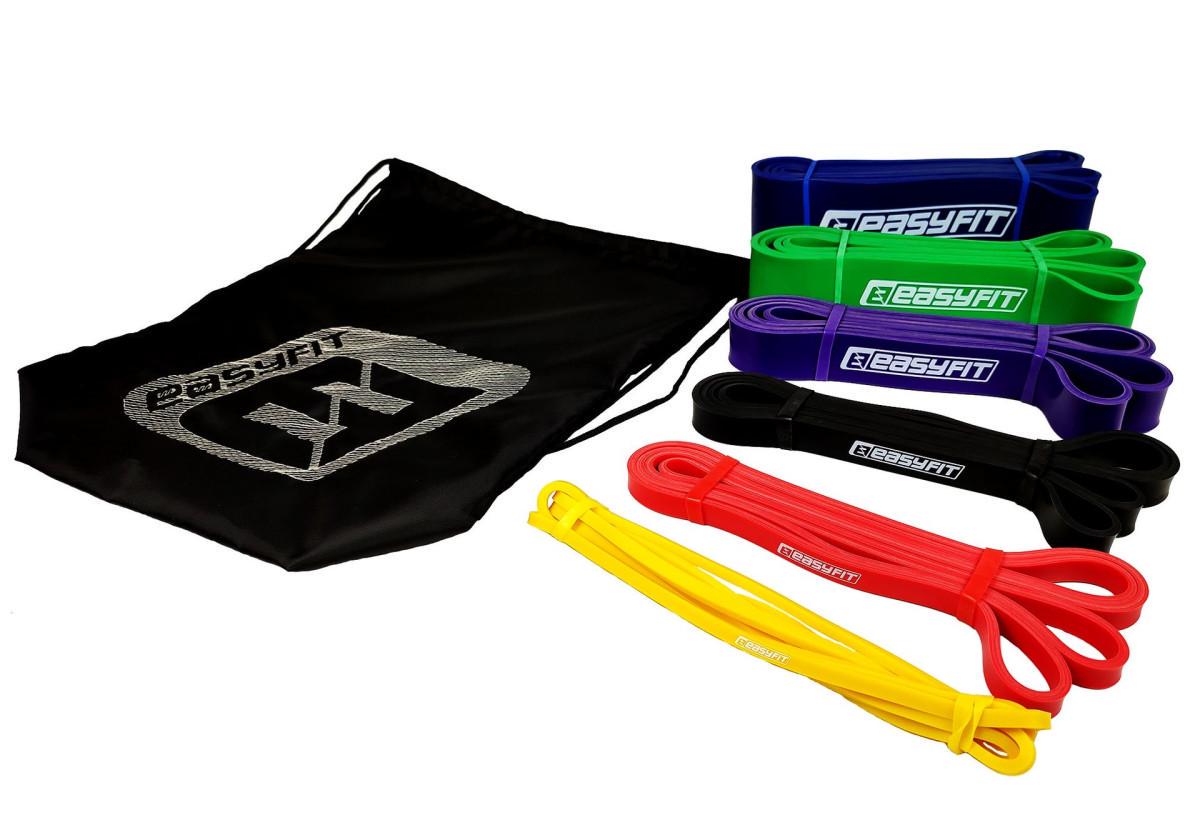 Петлі гумові EasyFit 1-110 кг 6 шт. (EF-1116s) Петлі гумові EasyFit 1-110 кг 6 шт. (EF-1116s)