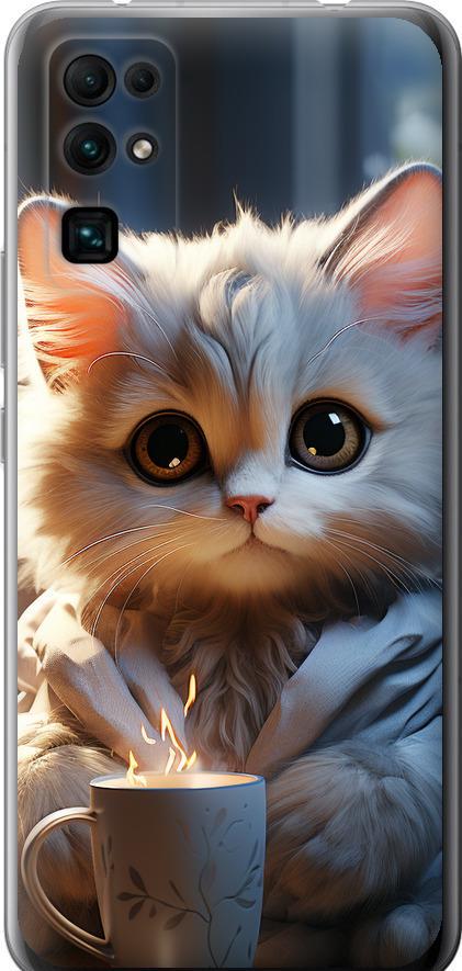 Чехол на Huawei Honor 30 White cat (5646u-1921-42517)