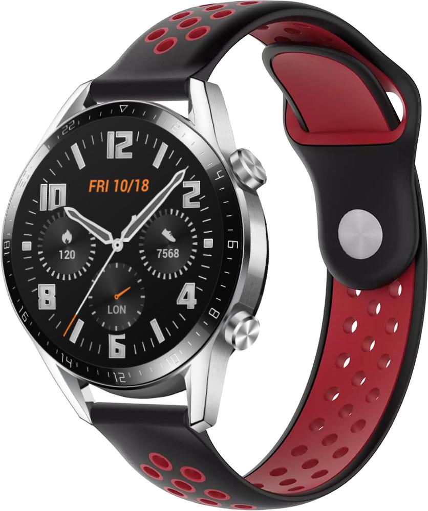 Ремешок Sport для Huawei Watch GT 2 46 мм 22 мм Black/Red (23045-44)