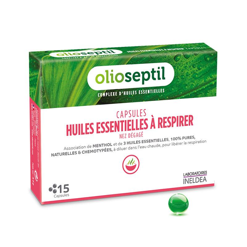 Комплекс для профілактики дихальної системи OLIOSEPTIL HUILES ESSENTIELLES A RESPIRER 15 Caps