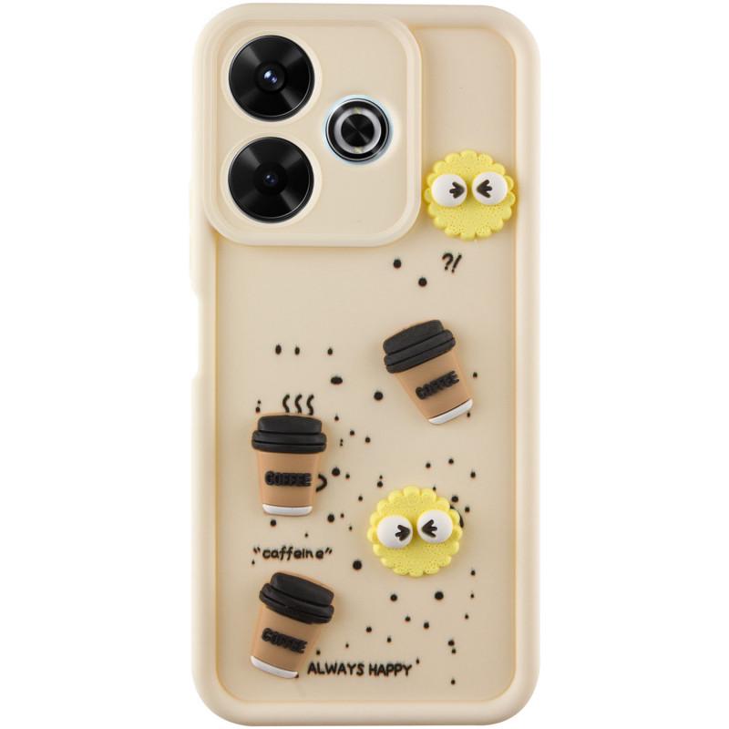 Противоударный чехол TPU Toys Case для Xiaomi Redmi 13 4G / Poco M6 4G Sand / Always Happy