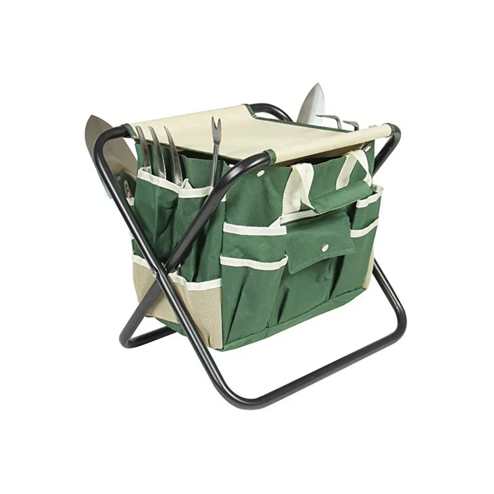 Табурет с набором садовых инструментов и органайзером Bass Polska BH 30050 Табурет с набором садовых инструментов и органайзером Bass Polska BH 30050