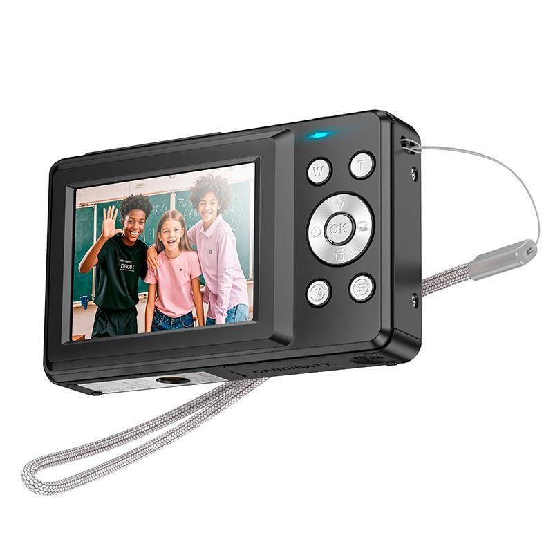 Фотокамера цифровая Hoco DV202 Full HD 1080p 2,4" IPS Black (17384)