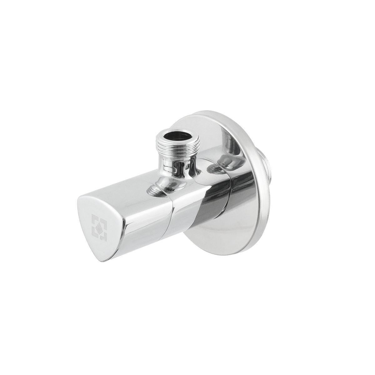 Кран приладовий кутовий Raftec Relo VKE801005N 1/2x3/8" ЗЗ Silver (SW-99347)
